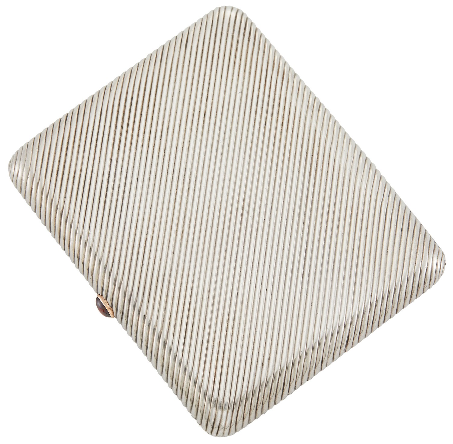 Lot 7 - Fabergé Silver Cigarette Case Workmaster...