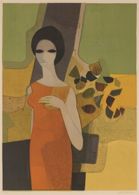 Lot 96 - André Minaux (1923-1986) [WOMAN IN A...