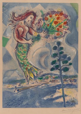 Lot 61 - After Marc Chagall (1887-1985) SIRÈNE AU PIN...