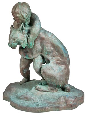 Lot 54 - Arthur Putnam American, 1873-1930 Child with...