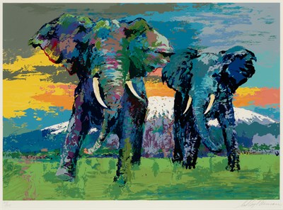 Lot 125 - LeRoy Neiman (1921-2012) KILAMANJARO BULLS...
