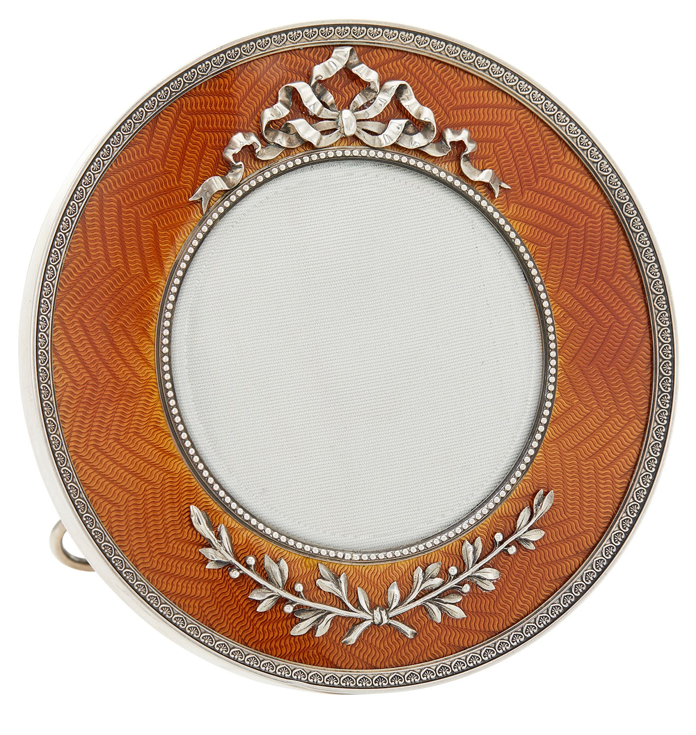Lot 2 - Fabergé Silver and Guilloché Enamel Photograph...