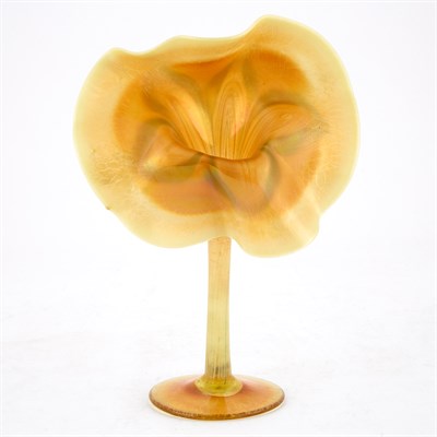 Lot 183 - American Jack-in-the-Pulpit Glass Vase...