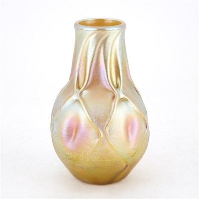 Lot 181 - Tiffany Pattern Molded and Dimpled Favrile...