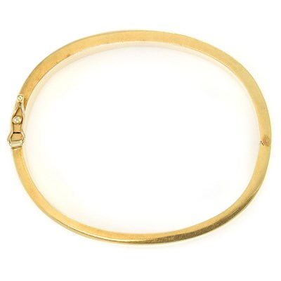 Lot 1007 - Gold Bangle Bracelet