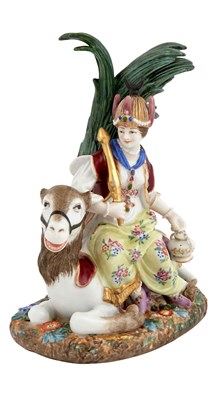 Lot 54 - Russian Porcelain Allegorical Figure of Asia...