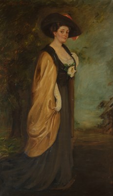 Lot 76 - American School Early 20th century Portrait of...