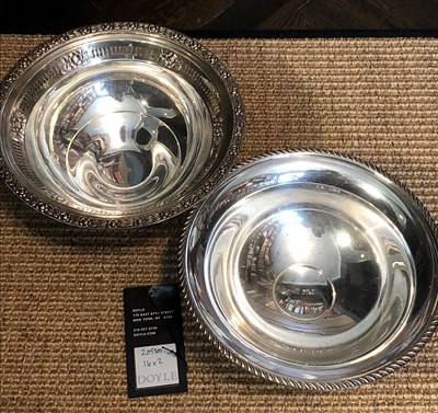 Lot 16 - Two American Sterling Silver Footed Bowls 20th...