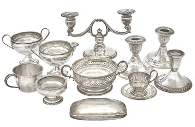 Lot 33 - Group of American Sterling Silver Including a...