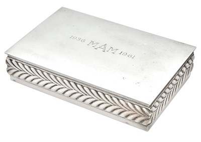 Lot 42 - Tiffany & Co. Sterling Silver Table Cigarette...