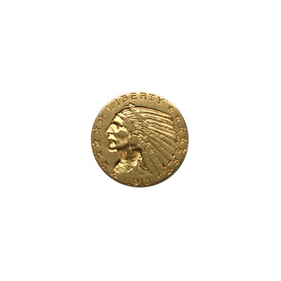 Lot 104 - United States 1913 $5 Indian Attractive coin...
