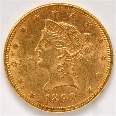 Lot 105 - United States 1893 $10 Liberty Very Fine...