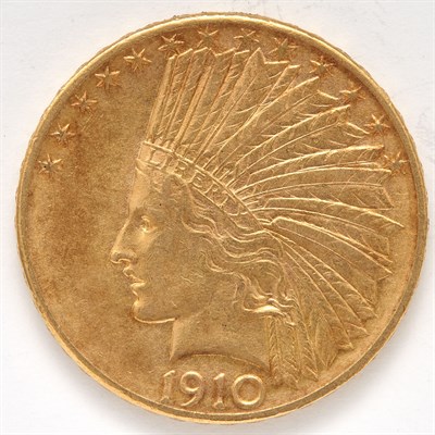 Lot 106 - United States 1910-D $10 Indian Almost...