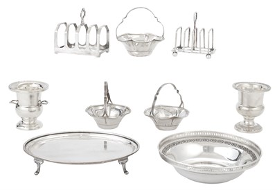Lot 71 - Group of Nine Sterling Silver Small Table...