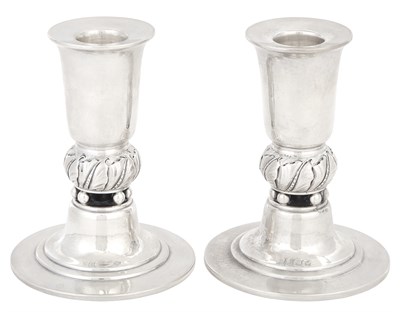 Lot 91 - Pair of Georg Jensen Inc. USA Sterling Silver...