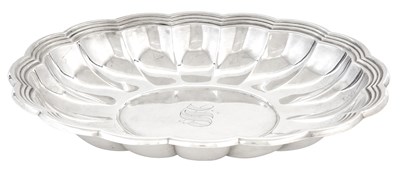 Lot 93 - Gorham Sterling Silver Dish 1949 Shaped oval...