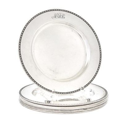 Lot 248 - Set of Seven Wallace Sterling Silver Bread...