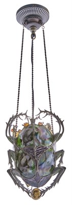 Lot 190 - Rare Tiffany Studios Green Patinated Bronze...