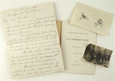 Lot 12 - [ANGLING] Constitution and Bye-Laws of The Fly-...