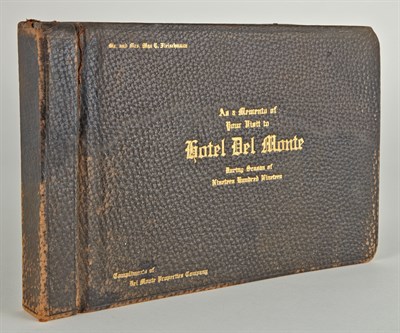 Lot 192 - [POLO] Photo album presented to "Mr. & Mrs....
