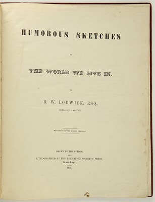 Lot 134 - LODWICK, R.[OBERT] W.[ILLIAM] Humorous...