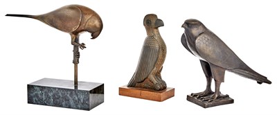 Lot 121 - Three Museum Reproduction Figures of Birds...