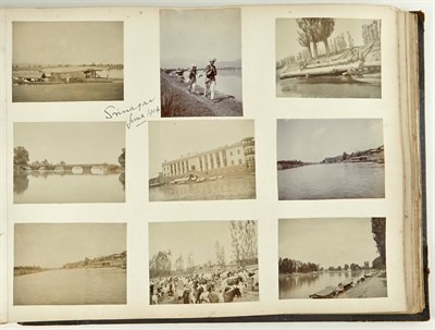 Lot 112 - [INDIA-PHOTOGRAPHY] The photograph album of...