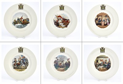 Lot 127 - Set of Six Plummer Porcelain Bicentennial...