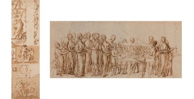 Lot 8 - Italian School 16th/17th Century Groteschi...