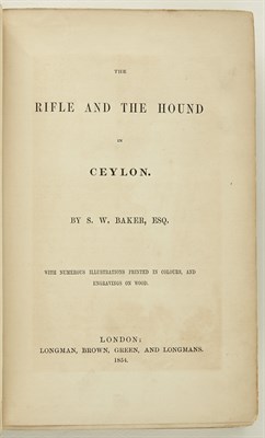 Lot 32 - BAKER, SAMUEL W., Sir The Rifle and the Hound...