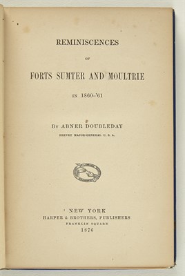 Lot 81 - DOUBLEDAY, ABNER Reminiscences of Forts Sumter...