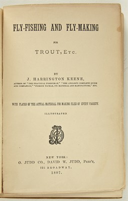 Lot 20 - [ANGLING] KEENE, J. HARRINGTON. Fly-Fishing...