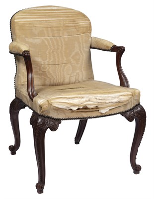 Lot 25 - George III Style Mahogany Armchair Height 34...