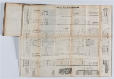 Lot 169 - [NEW YORK-CANALS] Engravings of Plans,...