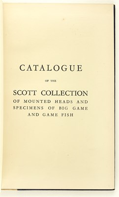 Lot 37 - [ANGLING-TROPHIES] Catalogue of the Scott...
