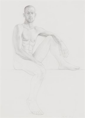 Lot 24 - Scott Fraser American, b. 1957 Seated Figure...