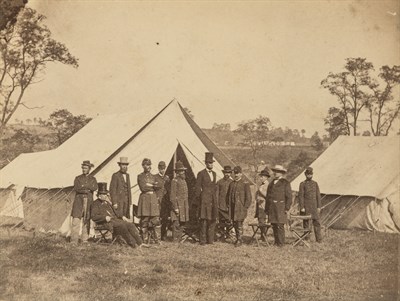 Lot 18 - GARDNER, ALEXANDER (1821-1882) Abraham Lincoln...