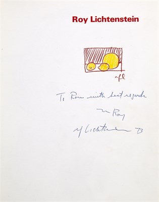 Lot 144 - LICHTENSTEIN, ROY Original drawing within the...