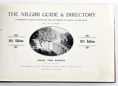 Lot 121 - [INDIA] EAGAN, J.S.C. The Nilgiri Guide and...