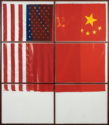Lot 38 - Vito Acconci (1940-2017) THREE FLAGS FOR ONE...