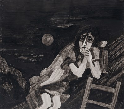 Lot 54 - Boris Kocheishvili Russian, b. 1940 Up on the...