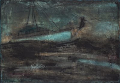Lot 29 - Susan Hall American, b. 1943 Night Fishing,...