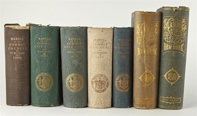 Lot 170 - [NEW YORK - VALENTINE'S MANUAL] Group of seven...