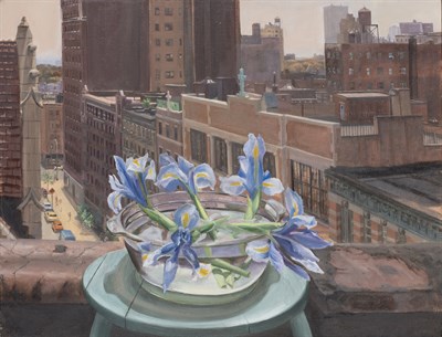 Lot 7 - Pamela Berkeley American, b. 1948 Irises, 1979...