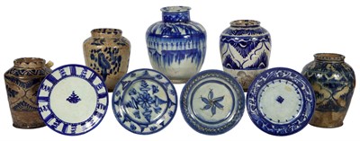 Lot 192 - Group of Middle Eastern Glazed Earthenware...
