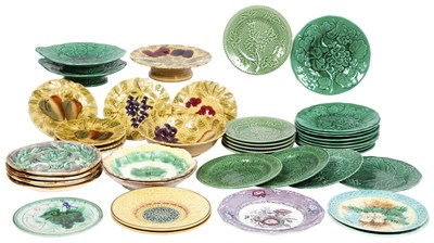 Lot 169 - Group of Majolica Plates and Dishes...