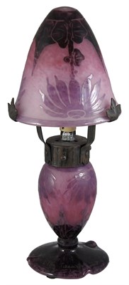 Lot 138 - Le Verre Francais Acid-Etched Cameo Glass and...
