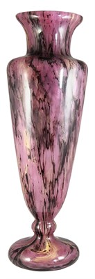 Lot 129 - Schneider Glass Baluster Vase Height 19 inches....