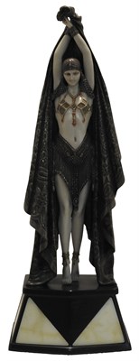 Lot 86 - Art Deco Style Composition Figure of an Exotic...
