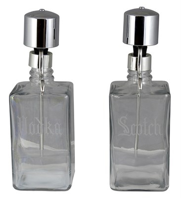 Lot 78 - Set of Four Vintage Style Liquor Dispensers...